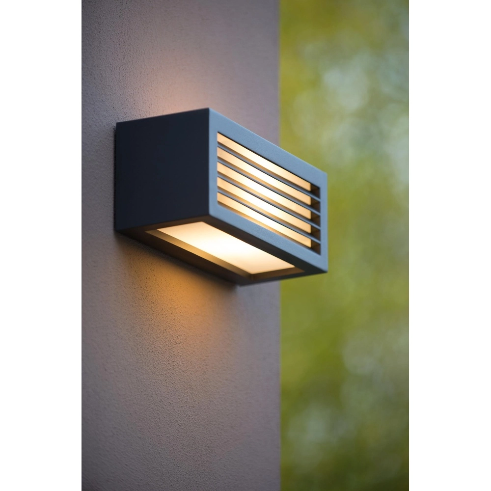 Design wandlamp Dimo IP54 antraciet