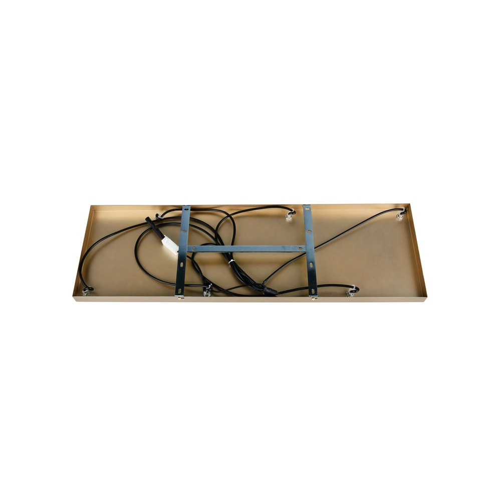 6-lichts hanglamp Emelie goud met wit glas Trio 4017807724332