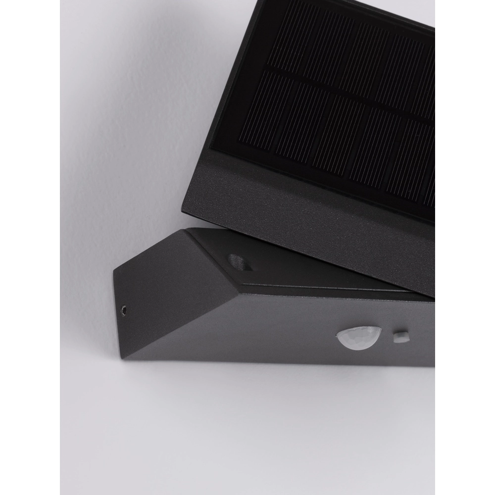 Solar wandlamp Prim antraciet Lyora 5212017432667