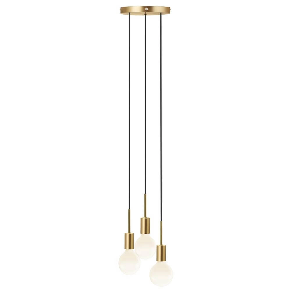 3-lichts hanglamp Paco messing Nordlux 5704924005244