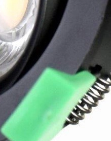 Zwarte inbouwspot ex. fitting Spowel ETH 8720195300212