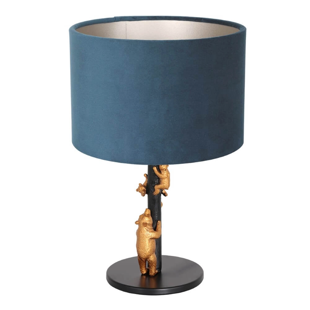 Design schemerlamp Animaux met blauw velvet Steinhauer 8712746151923