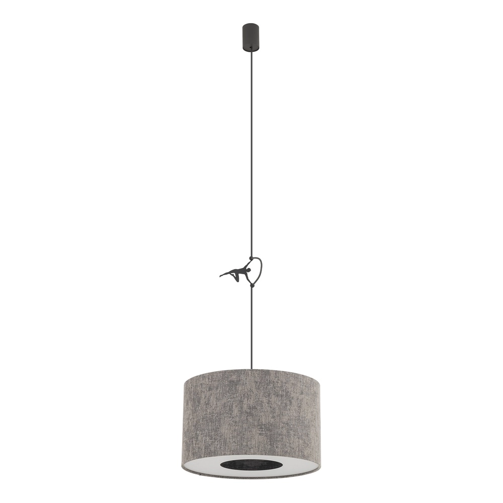 Hanglamp Lago grijs Ø 40cm Lyora 5903139116732