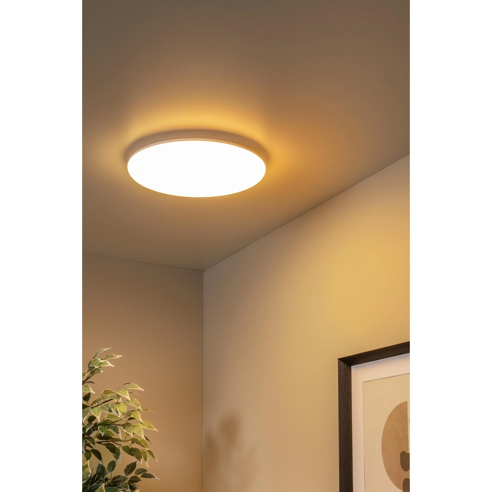 plafonniere Olson Ø 35cm wit - IP44 Lucide 5411212792242
