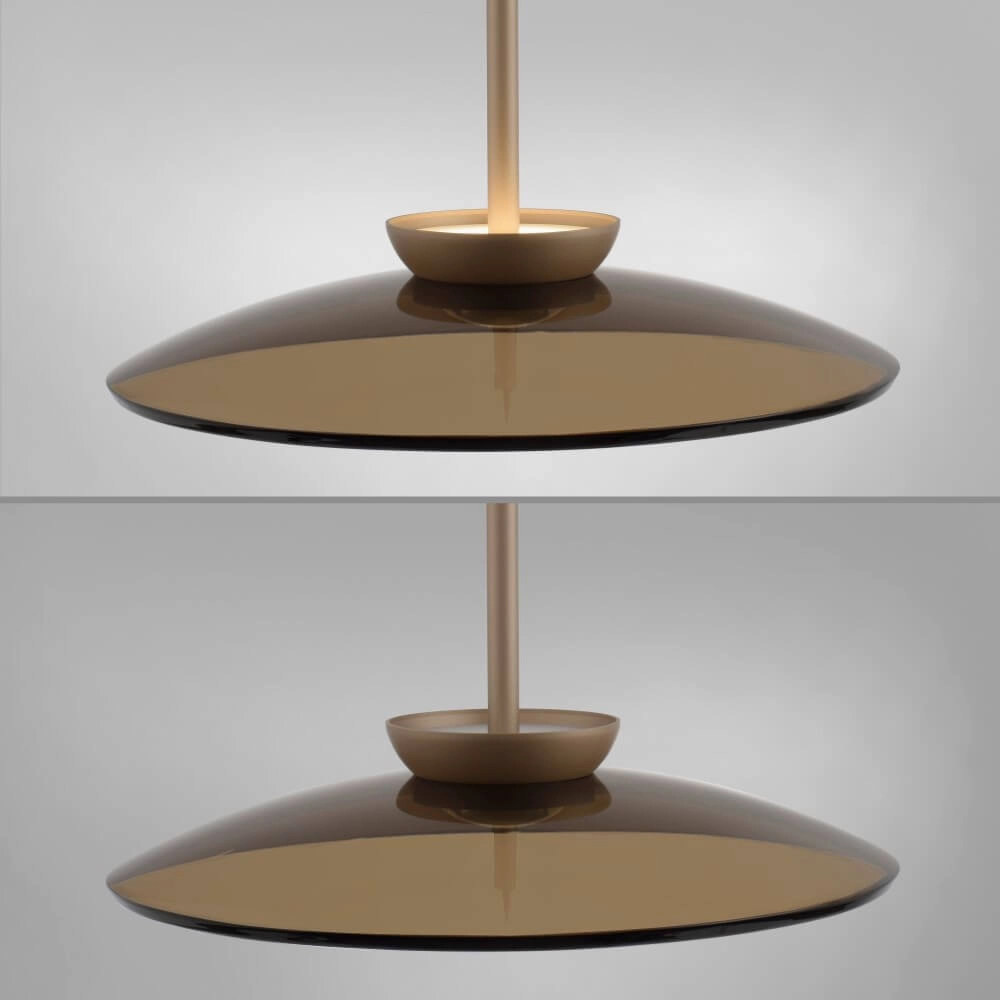 1-lichts hanglamp Pure E-Moon brons Paul Neuhaus 4012248382769