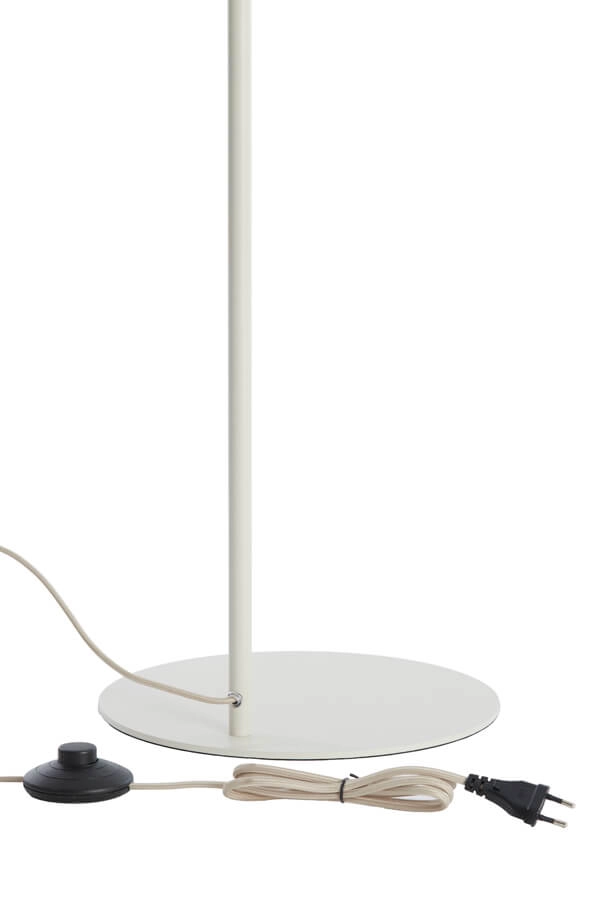 Vloerlamp Bisho crème design Light & Living 8717807743383