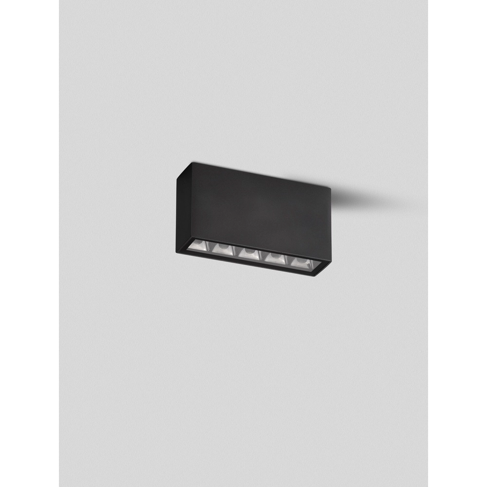 Plafondlamp Jax rechthoek antraciet Lyora 5212017481382