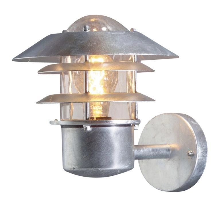 Landelijke wandlamp Modena Up 22cm zinkgrijs Landelijke wandlamp Modena Up 22cm zinkgrijs
