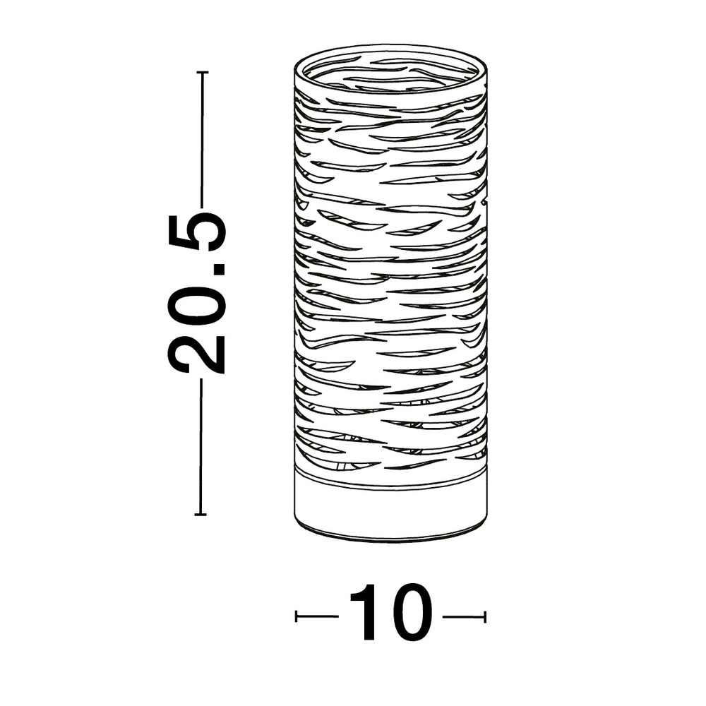 Tafellamp Zane zwart Lyora 5212017432438