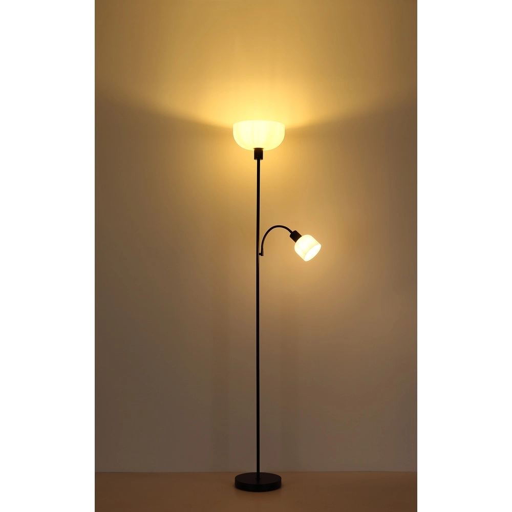Vloerlamp Hinton zwart Globo 9007371572427