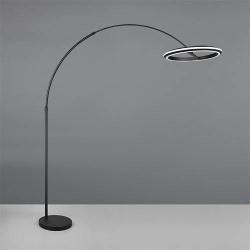 Vloerlamp Amador zwart Trio 4017807688160