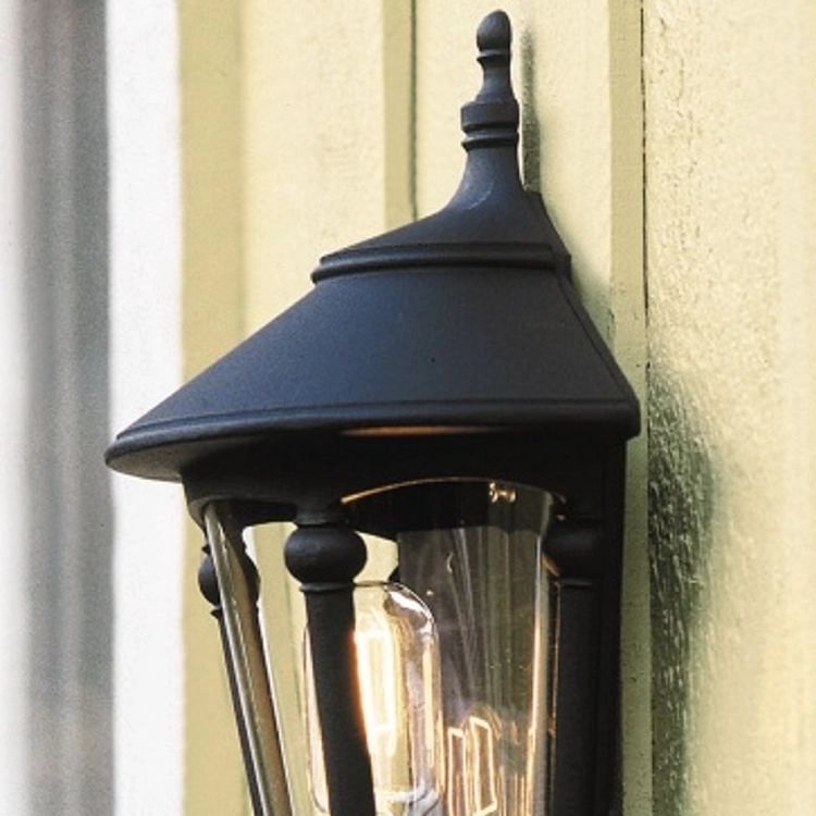 Klassieke muurlamp Virgo zwart KonstSmide 7318305697508