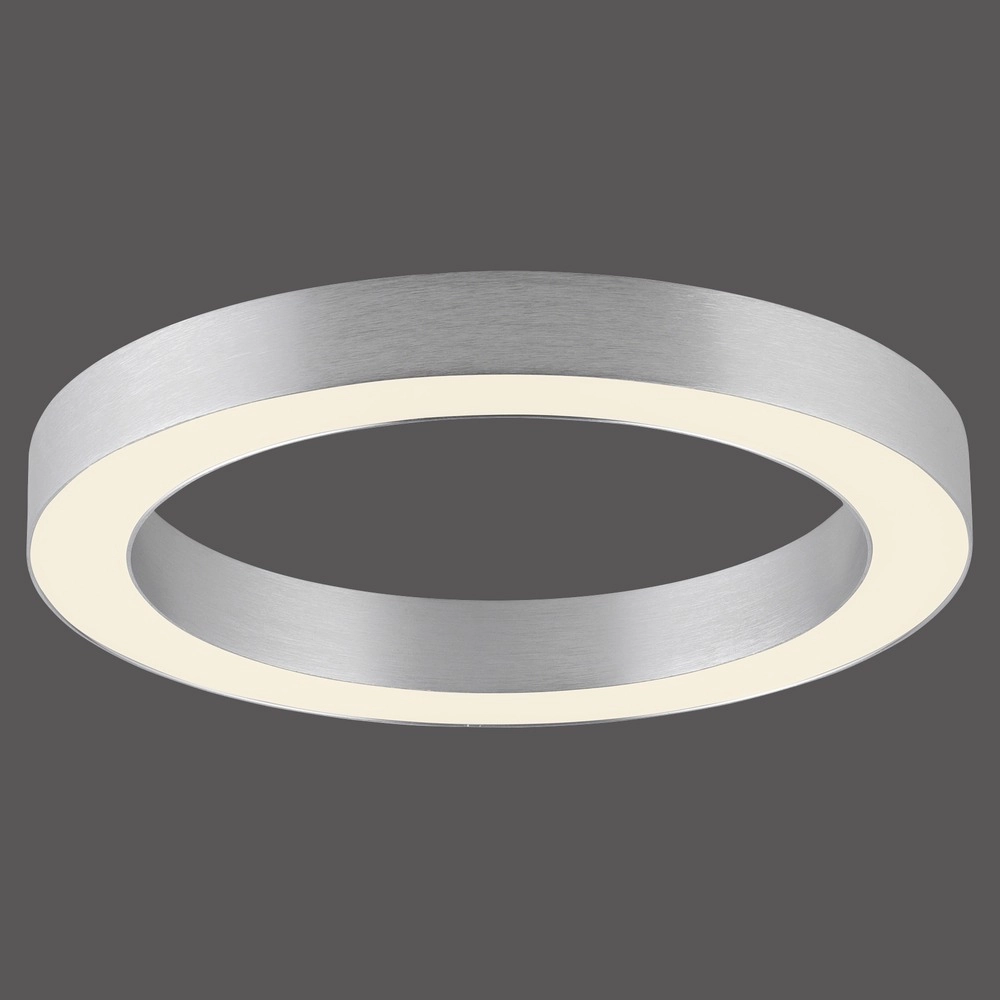 Strakke led plafondlamp Pure Lines Round Ø 35cm - diamond