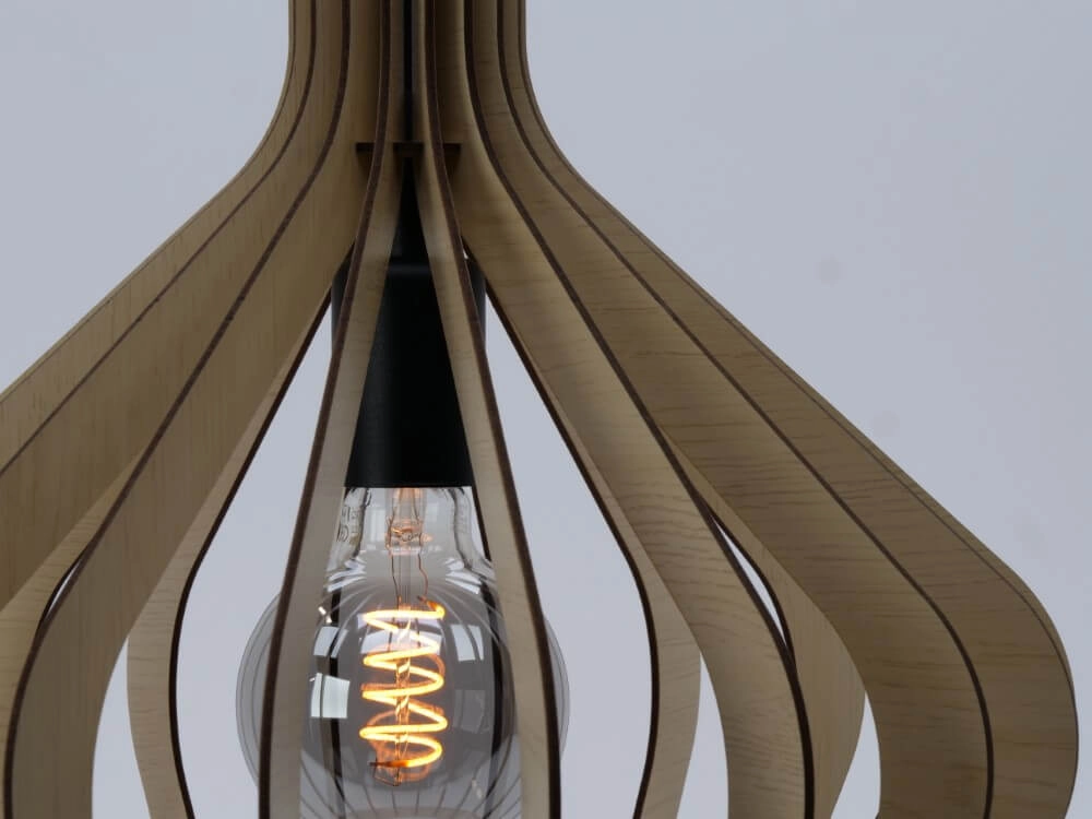 Houten hanglamp Velasco Ø 38cm Eglo 9008606224050