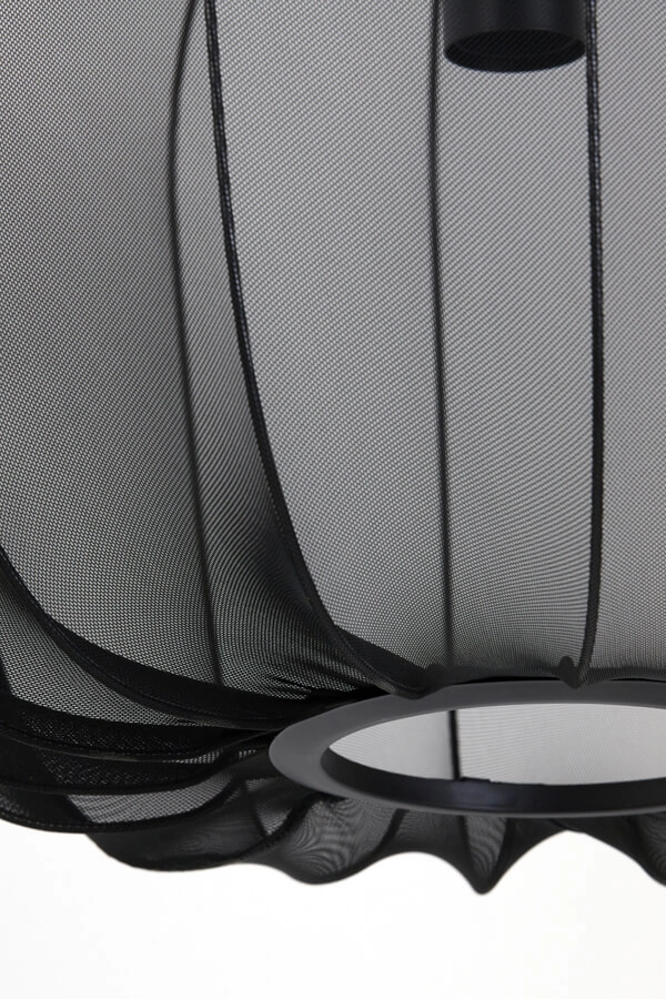 Bohemian hanglamp Plumeria zwart Ø 50cm Light & Living 8717807651404