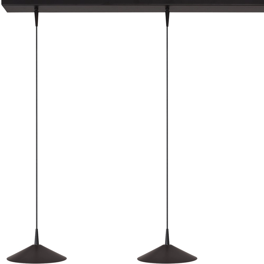 3-lichts hanglamp Ceppo zwart Ø 18cm Masterlight 8718121350875