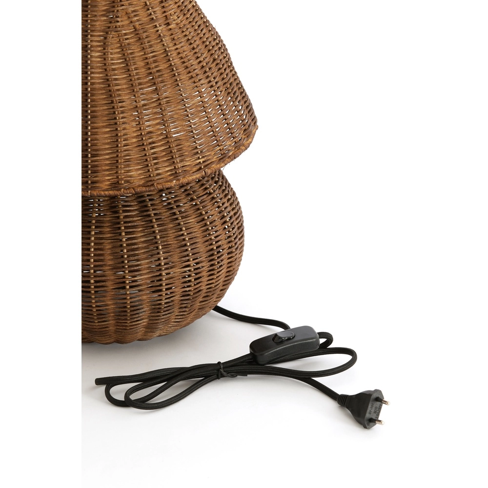 Rotan schemerlamp Mavon Ø 27,5cm - donker rotan Light & Living 8717807820510