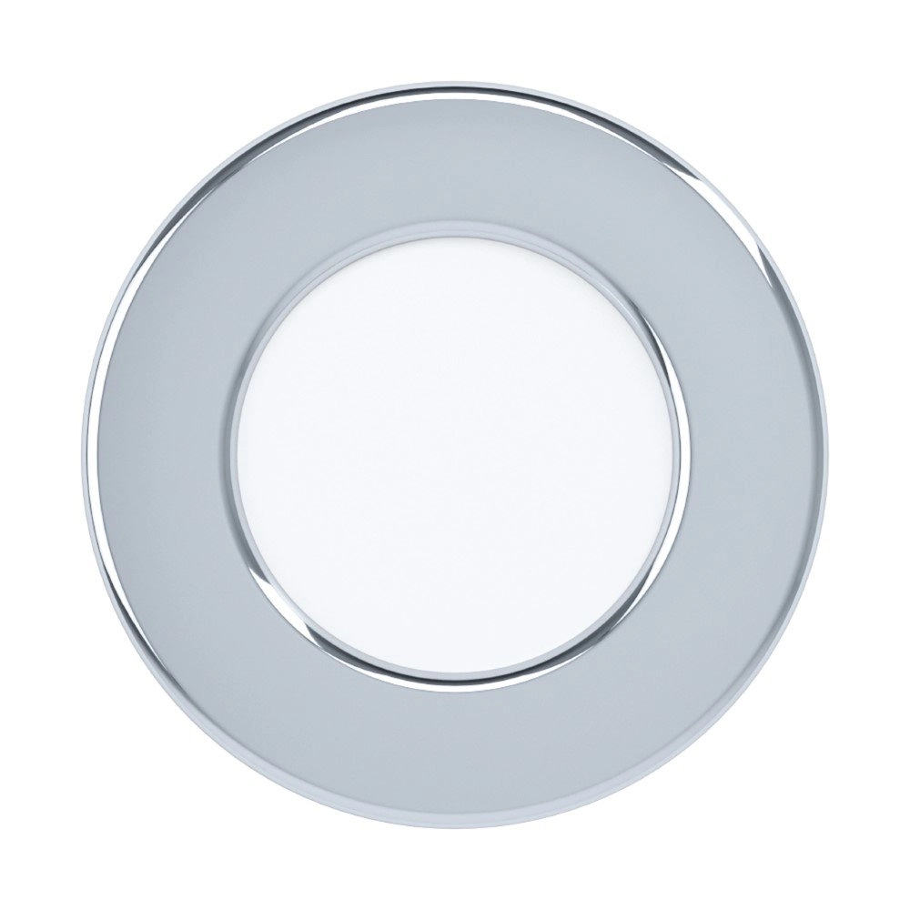 Led inbouwspot Fueva 5 IP44 - Ø 8,6cm chroom Led inbouwspot Fueva 5 IP44 - Ø 8,6cm chroom