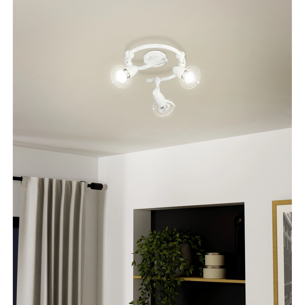 Opbouwspot Pocket 1 3-lichts wit Eglo 9002759137144