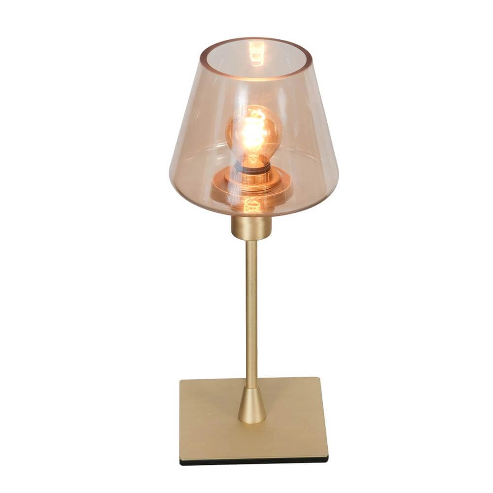Strakke tafellamp Ancilla goud Steinhauer 8712746171044