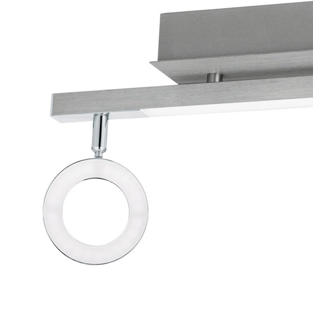 Plafondspots Cardillio 1 2-lichts metaalgrijs Eglo 9002759961794