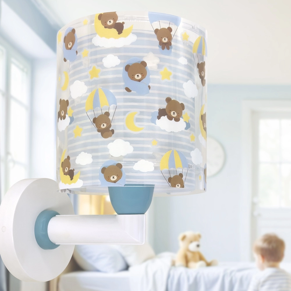 Kinderkamer wandlamp Baby Teddy blauw Dalber 8420406002194