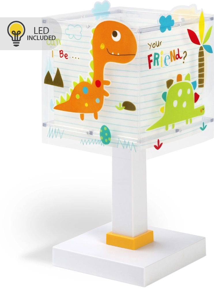 Tafellampje Dinos geel