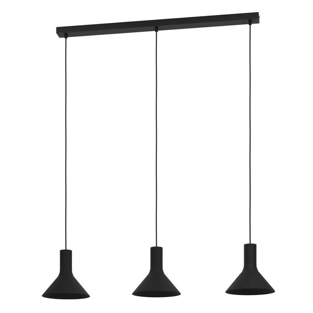 Zwarte eetkamer hanglamp Morescana 96cm
