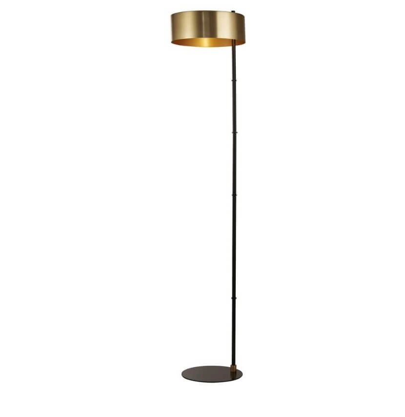Vloerlamp Knox goud Ø 30cm Vloerlamp Knox goud Ø 30cm