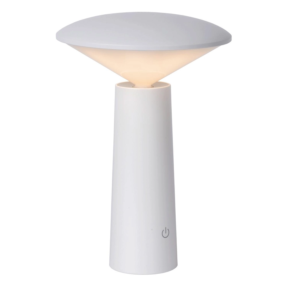 Oplaadbare tafellamp Jive IP44 wit lichtkleur instelbaar Lucide 5411212021977
