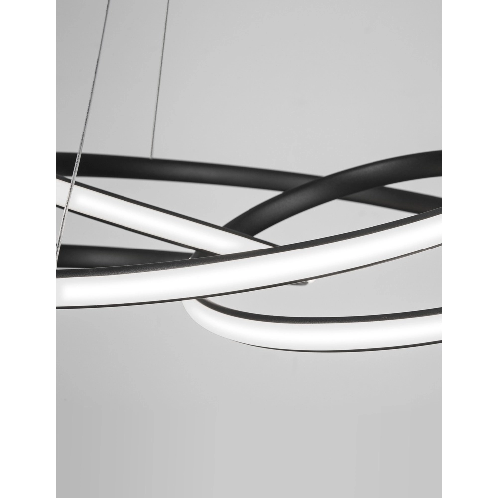 Design hanglamp Menton zwart Lyora 5212017424303