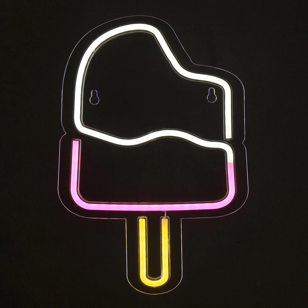 Neon wandlamp Neon-Tales ijsje Brilliant 4004353476952