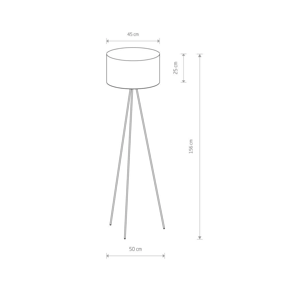 Tripod vloerlamp Cadilac Lyora 5903139799195