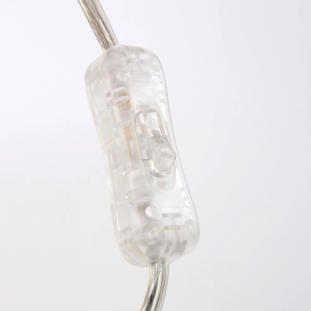 Klemspot Spring wit met chroom Steinhauer 8712746075250