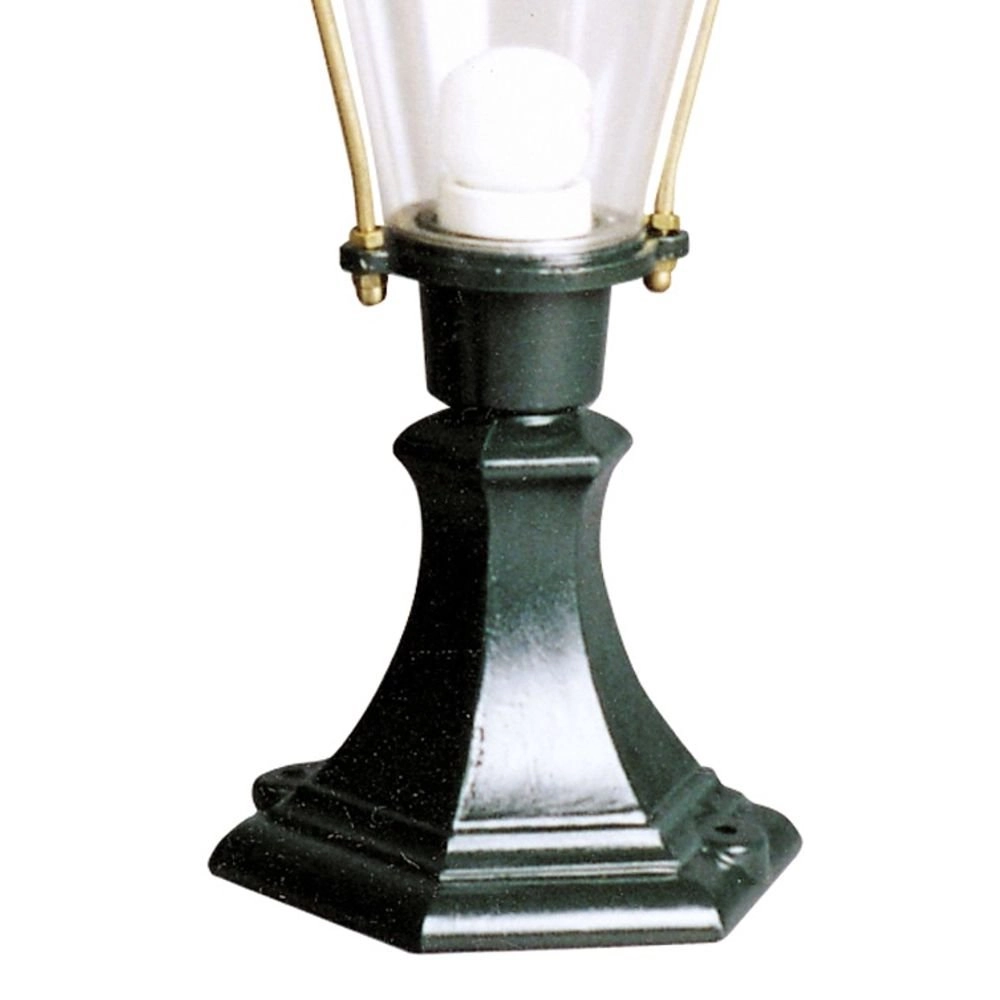 Nostalgische sokkellamp Breda D 207 zwart KS Verlichting 8714732110747