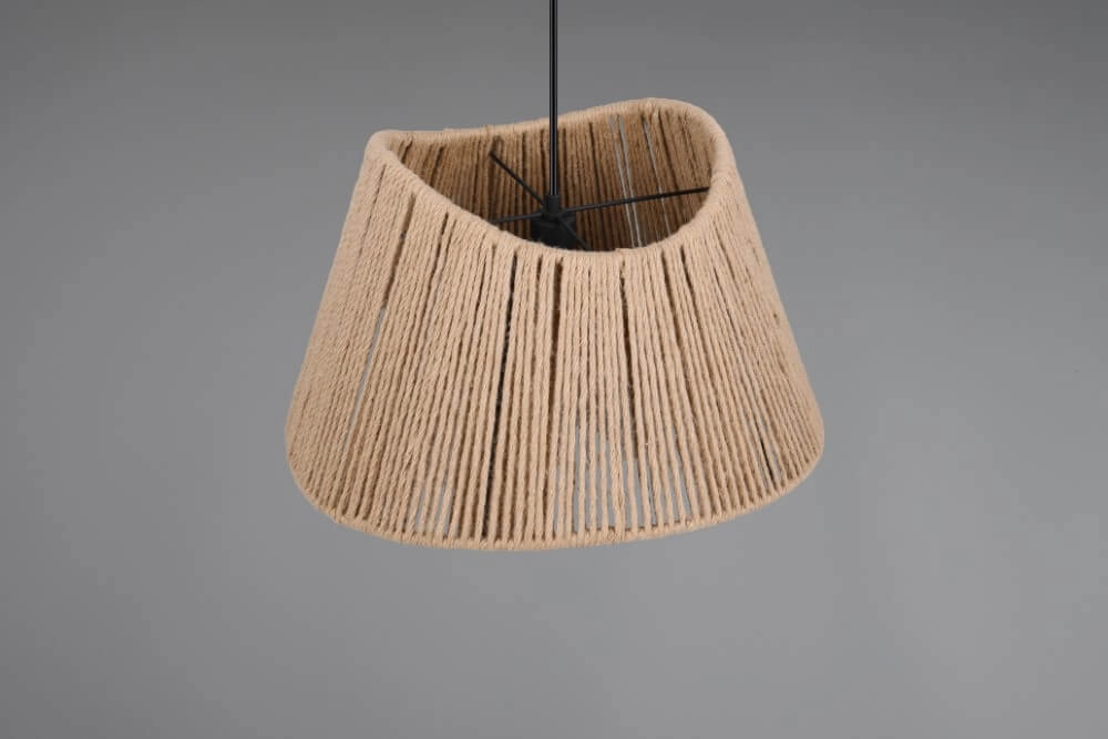 Japandi hanglamp Valerie rotan Ø 52cm Trio 4017807637380