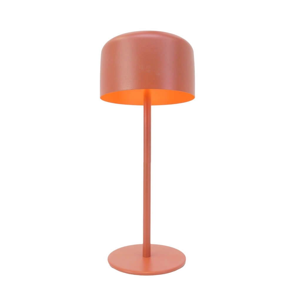 Strakke tafellamp Roccanova solar rood met usb Strakke tafellamp Roccanova solar rood met usb