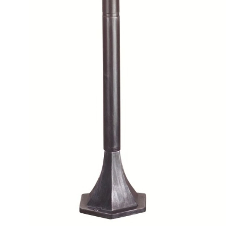 Klassieke tuinlamp Wexford zwart zilver Franssen 5024005432807