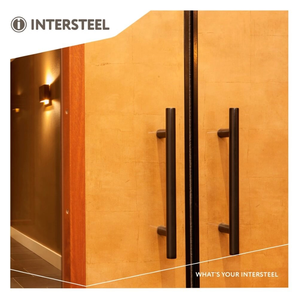 Deurgreep T-vorm Gripon 30cm zwart Intersteel 8714186443255