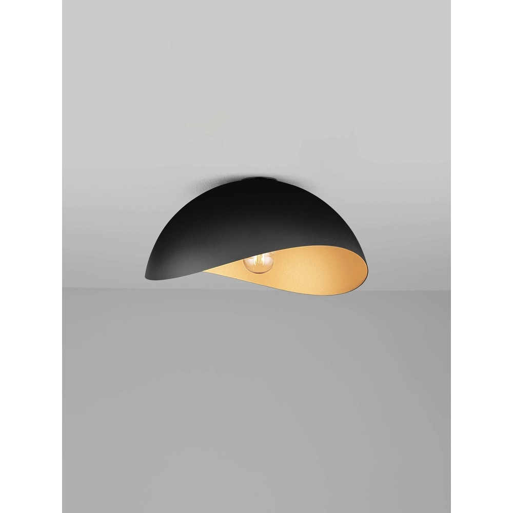 Plafondlamp Opsi zwart met goud Ø 40cm Plafondlamp Opsi zwart met goud Ø 40cm