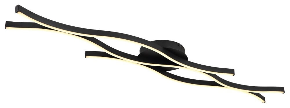 Plafondlamp Geronimo zwart Globo 9007371457038