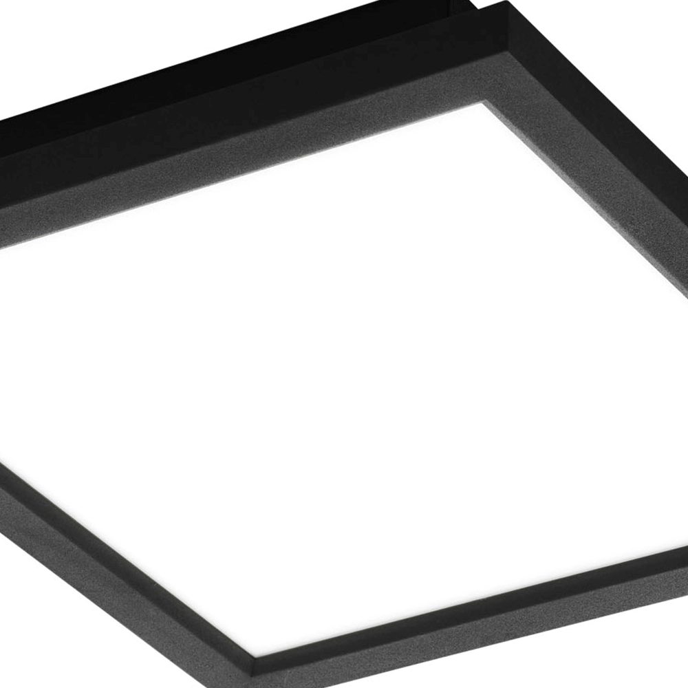 Plafonnière Zigbee Salobrena-Z 30x30cm zwart Eglo 9008606221868