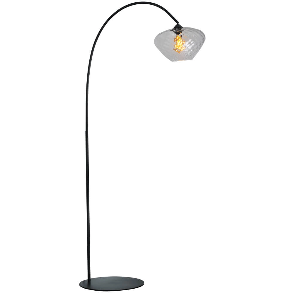 Booglamp Porto Blossom clear glas - Ø 30cm Booglamp Porto Blossom clear glas - Ø 30cm