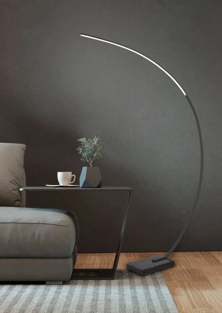 Zwarte leeslamp Bangkok Trio 4017807467390