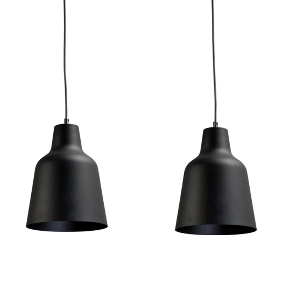 Leuke eettafellamp zwart Concepto 3x26 Masterlight 8718121233499