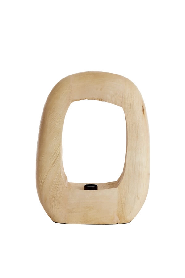 Licht houten tafellamp Kelafo 33 x 40cm Light & Living 8717807701109