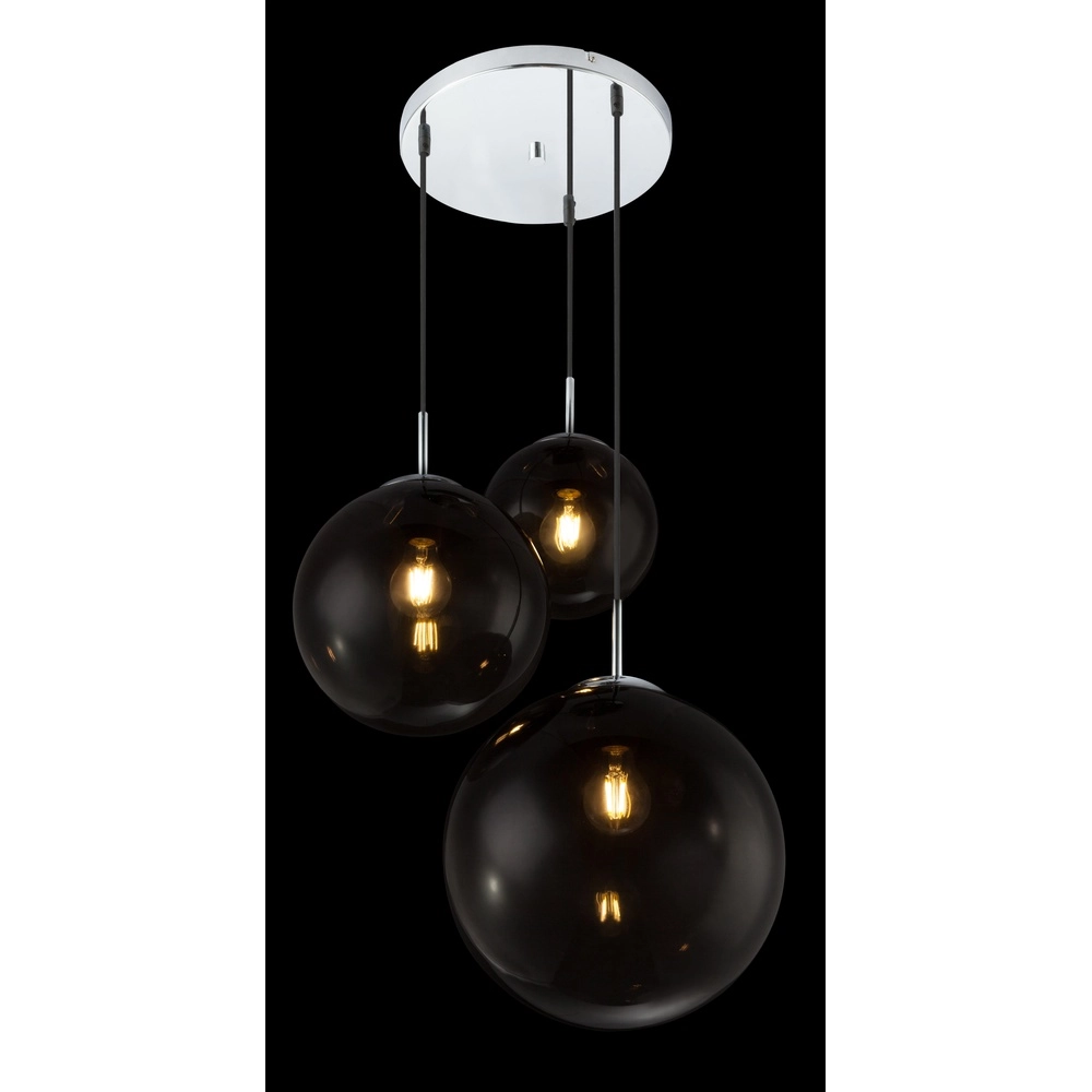3-lichts hanglamp Varus chroom Globo 9007371377473
