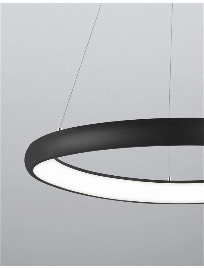 Design hanglamp Albi zwart Ø 61cm Lyora 5212017416872