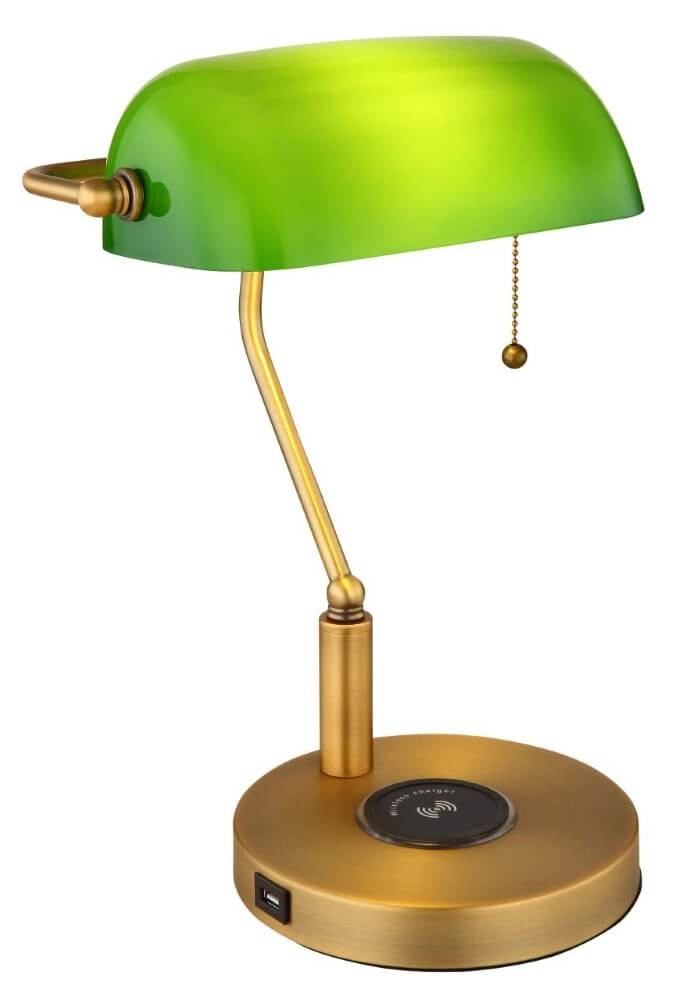 Bureaulamp Antique met draadloze lader Bureaulamp Antique met draadloze lader
