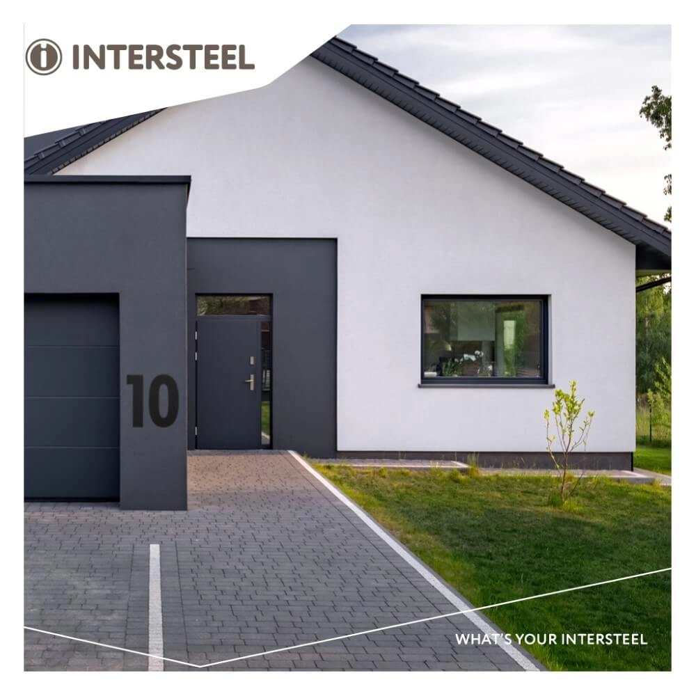 Huisnummer 0 XXL Numbra 50cm zwart Intersteel 8714186503379